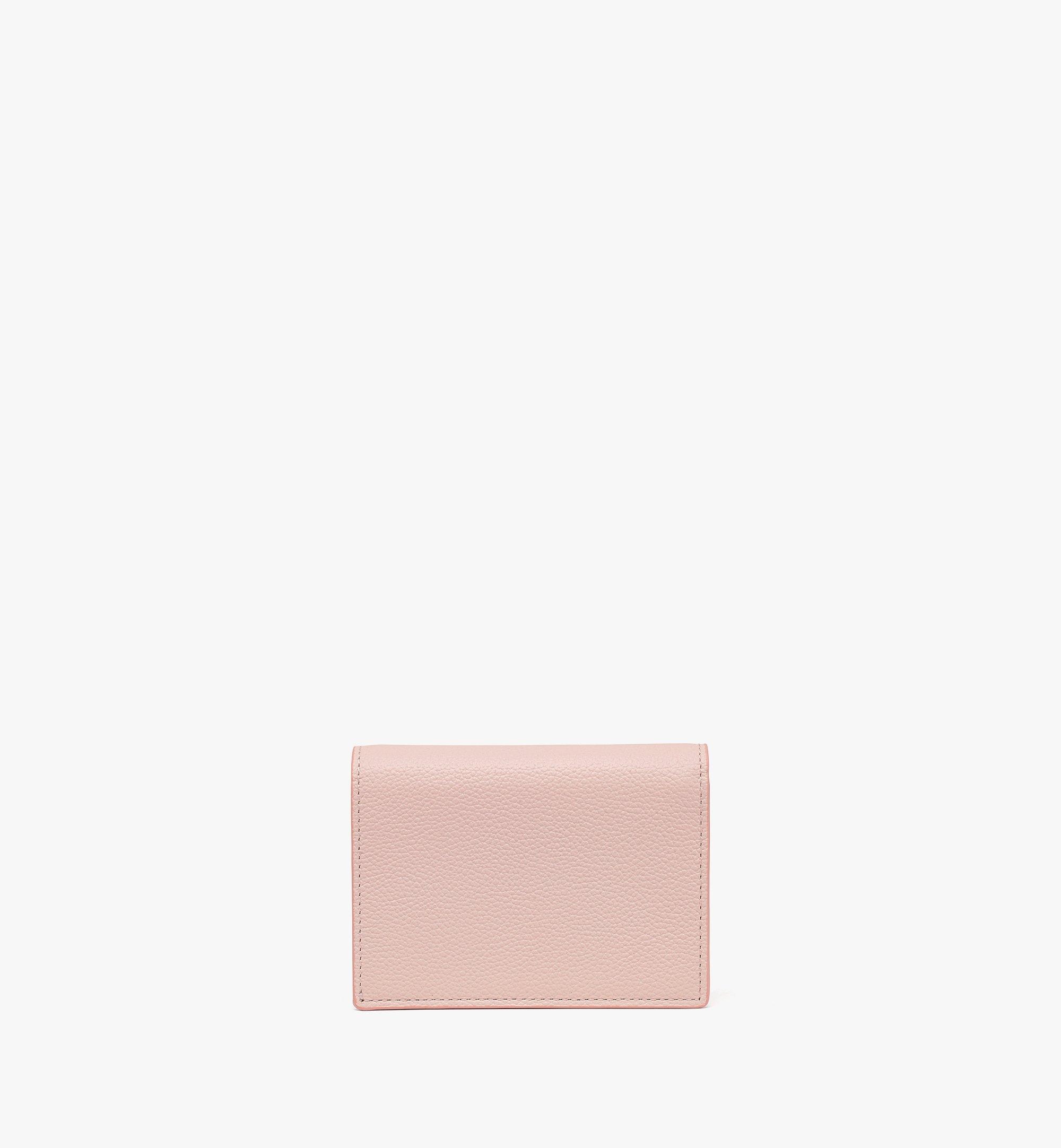 Himmel Snap Wallet in Embossed Logo Leather - 3