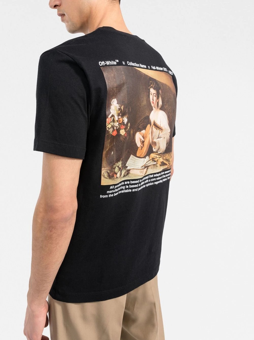 Caravaggio Lute-print T-shirt - 3