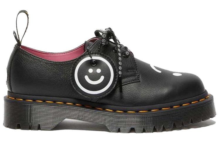 (WMNS) Dr. Martens Lazy Oaf x 1461 Bex Low 'Black Pisa' 27517001 - 2