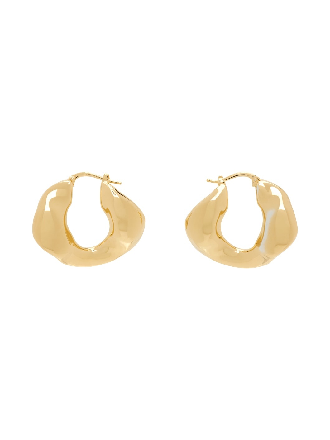 Gold Hoop Earrings - 1