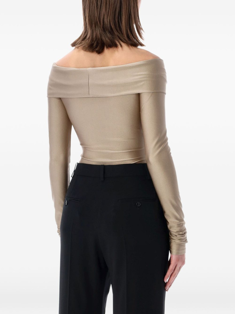 THE ANDAMANE long-sleeves knot bodysuit outlook