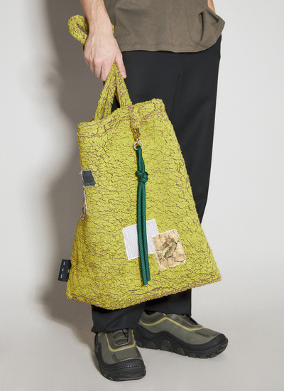 Song for the Mute Painted Sherpa Tote Bag outlook