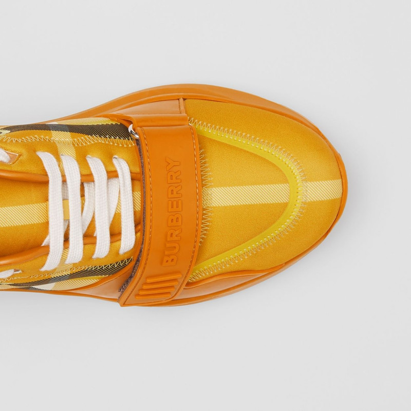 Burberry Check Nylon Sneakers outlook