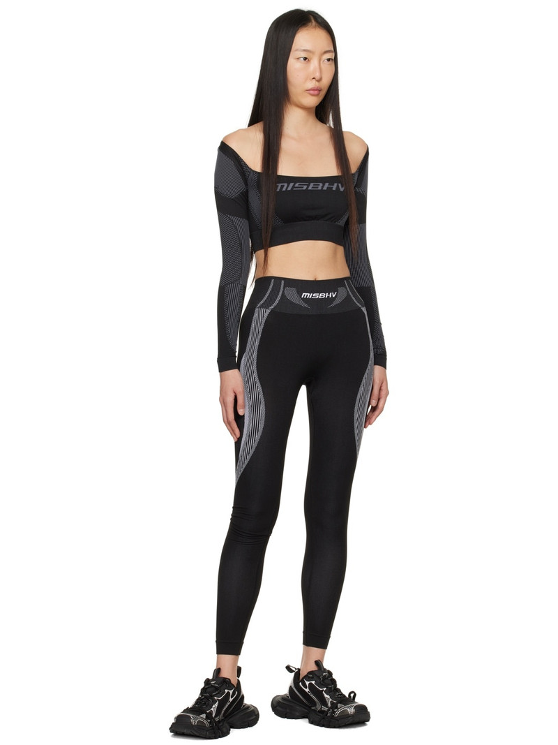 MISBHV Black Classic Leggings outlook