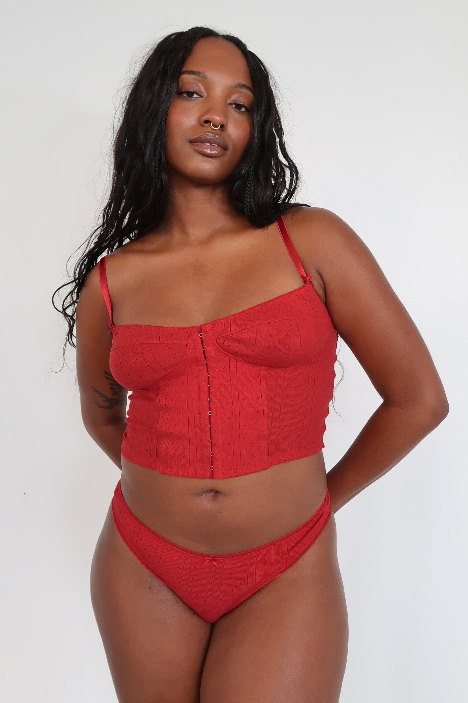 The Corselette Cherry Red - 3