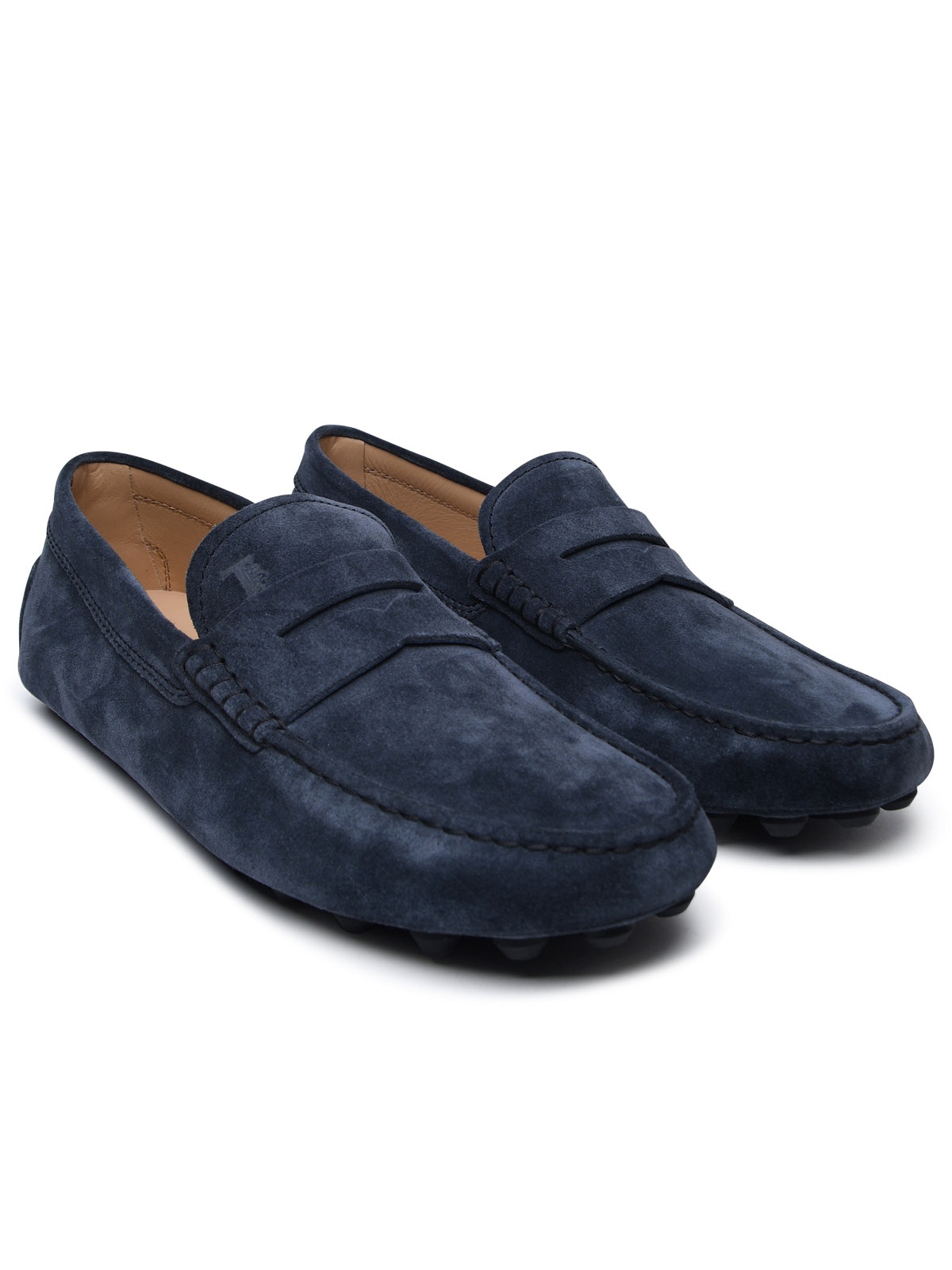 Tod's Man Blue Suede Bubble Loafers - 2