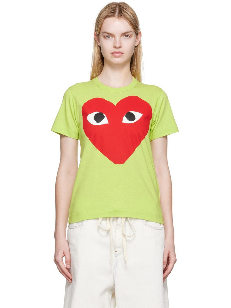 Green Big Heart T-Shirt - 1