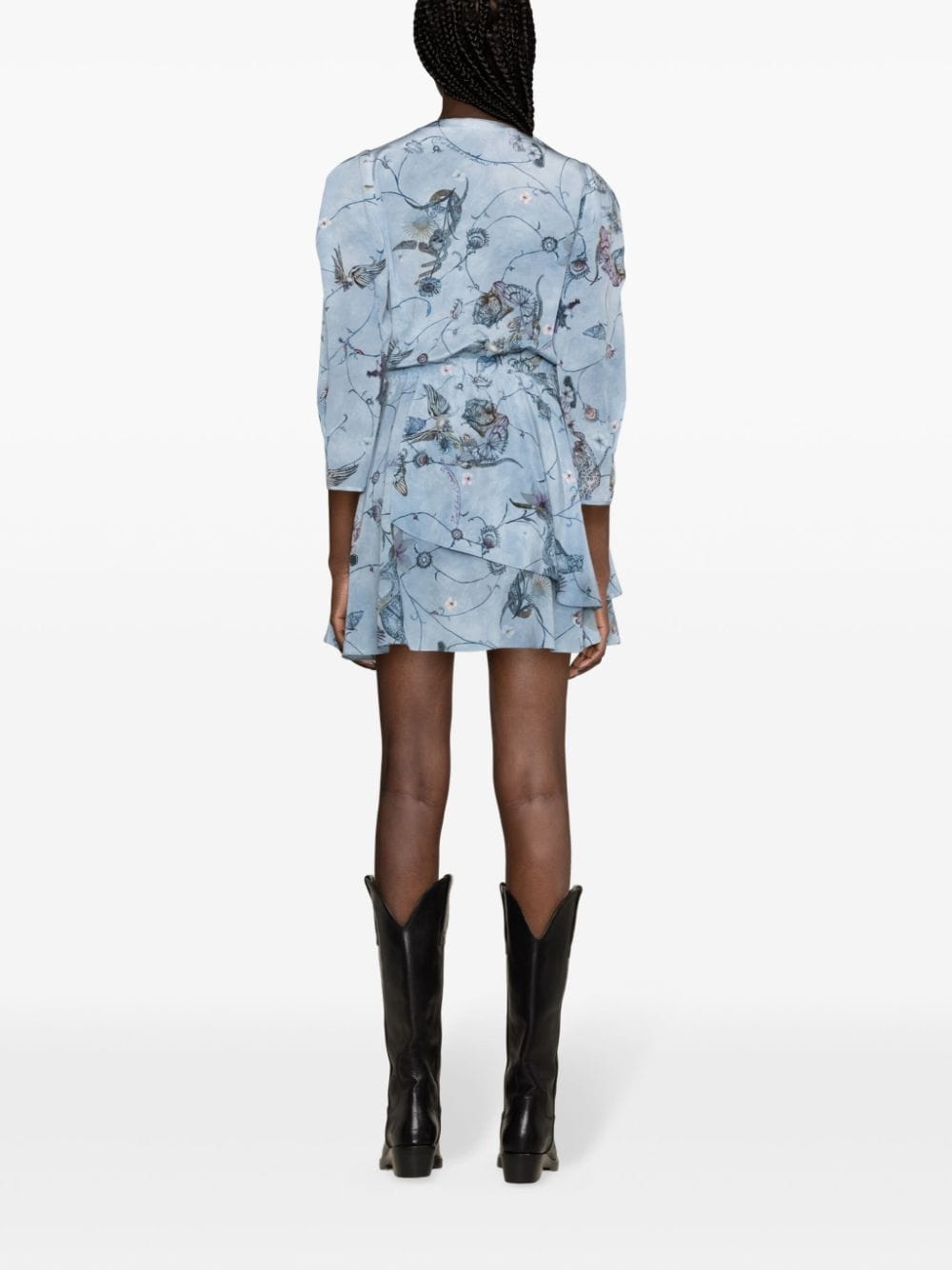 Rogers silk mini dress - 4