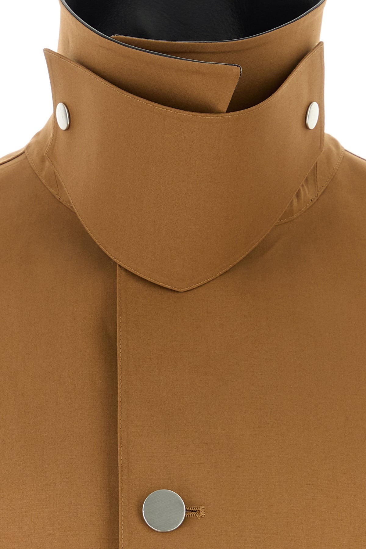 Caramel cotton trench coat - 5