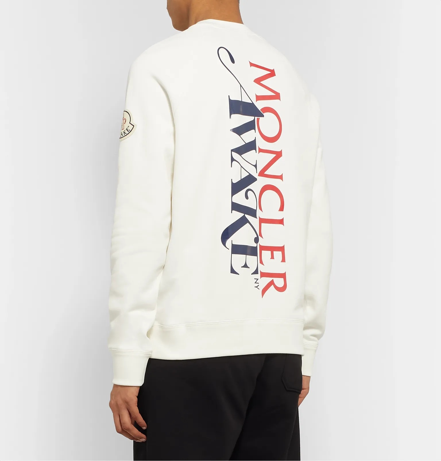 + Awake NY 2 Moncler 1952 Logo-Detailed Loopback Cotton-Jersey Sweatshirt - 5