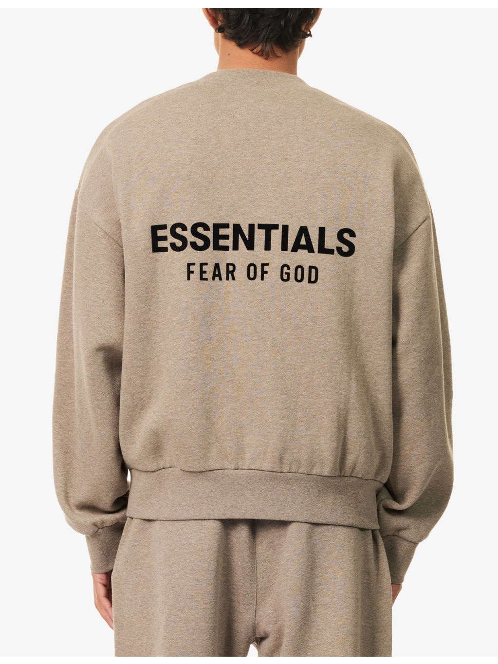 Logo-Embellished Crewneck Cotton-Blend Jumper - 4