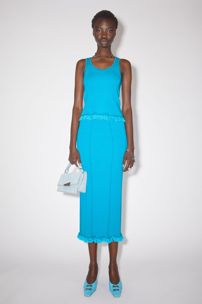 Acne Studios Tassel pencil skirt - Turquoise outlook