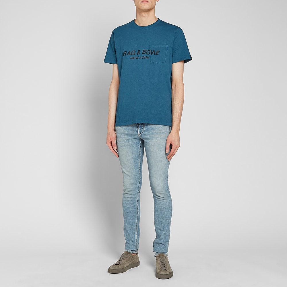 Rag & Bone Upside Down Logo Tee - 6