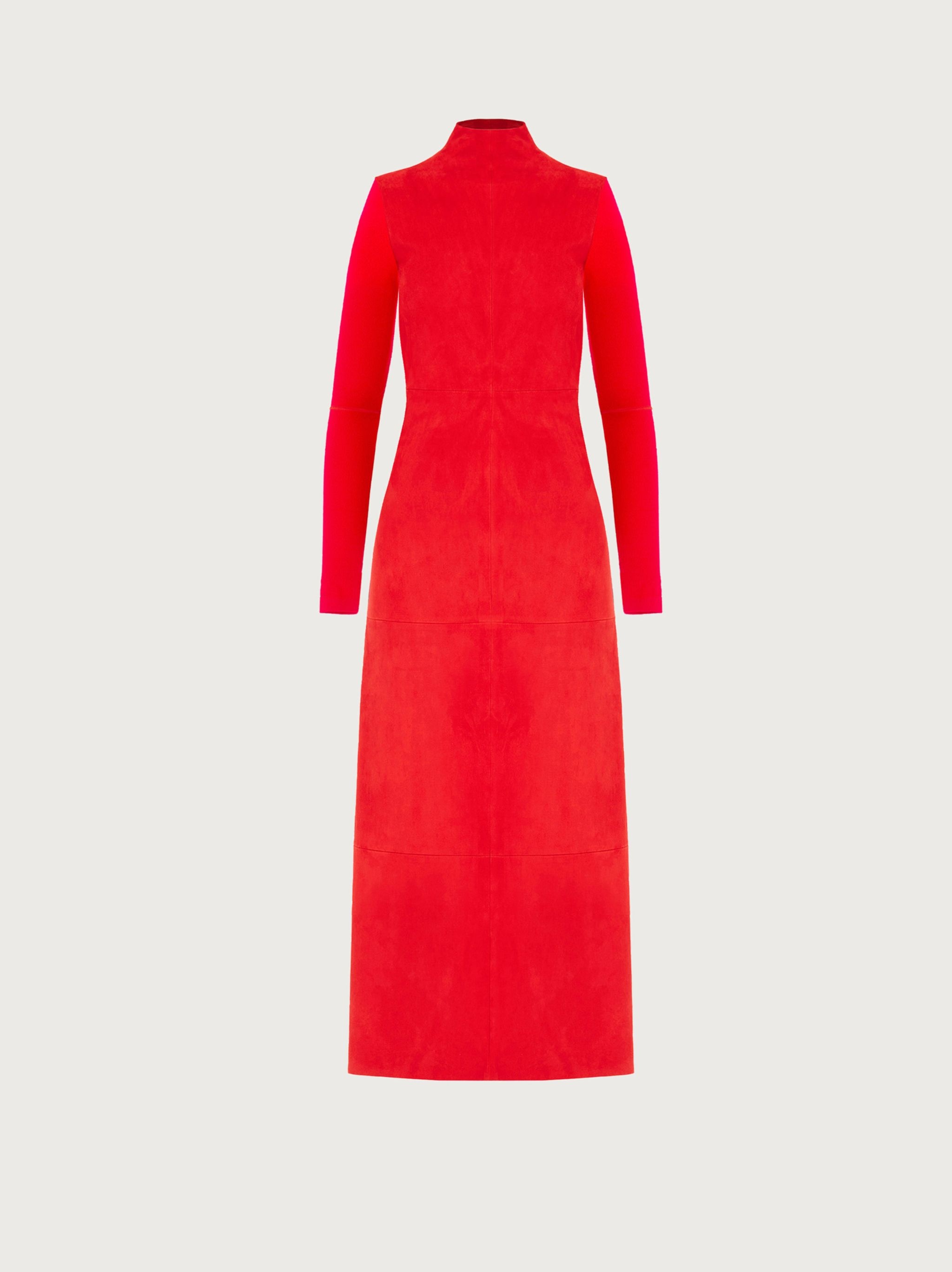 Stretch suede dress - 1