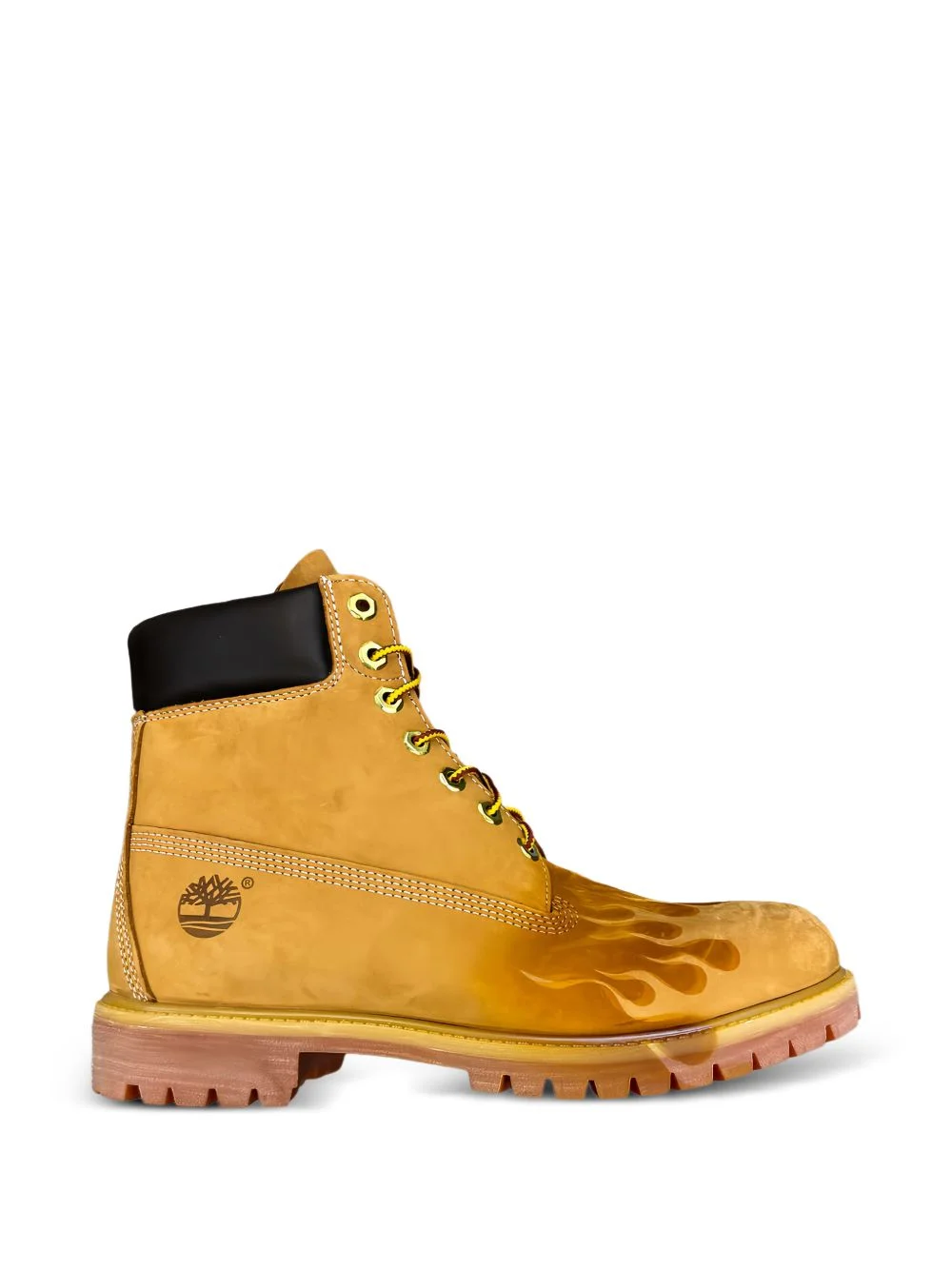 Loso Wav flame-print hiking boots - 1