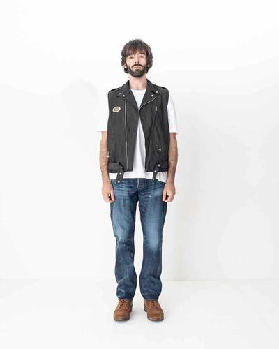 visvim STRABLER LIGHT VEST BLACK outlook