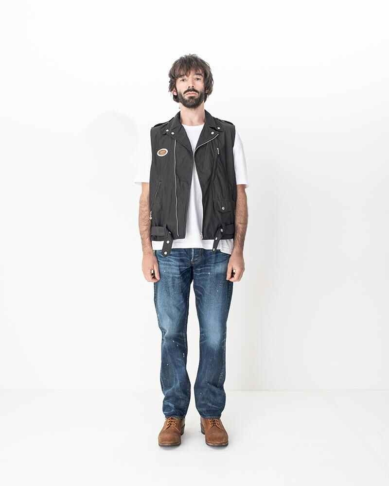 visvim STRABLER LIGHT VEST BLACK outlook