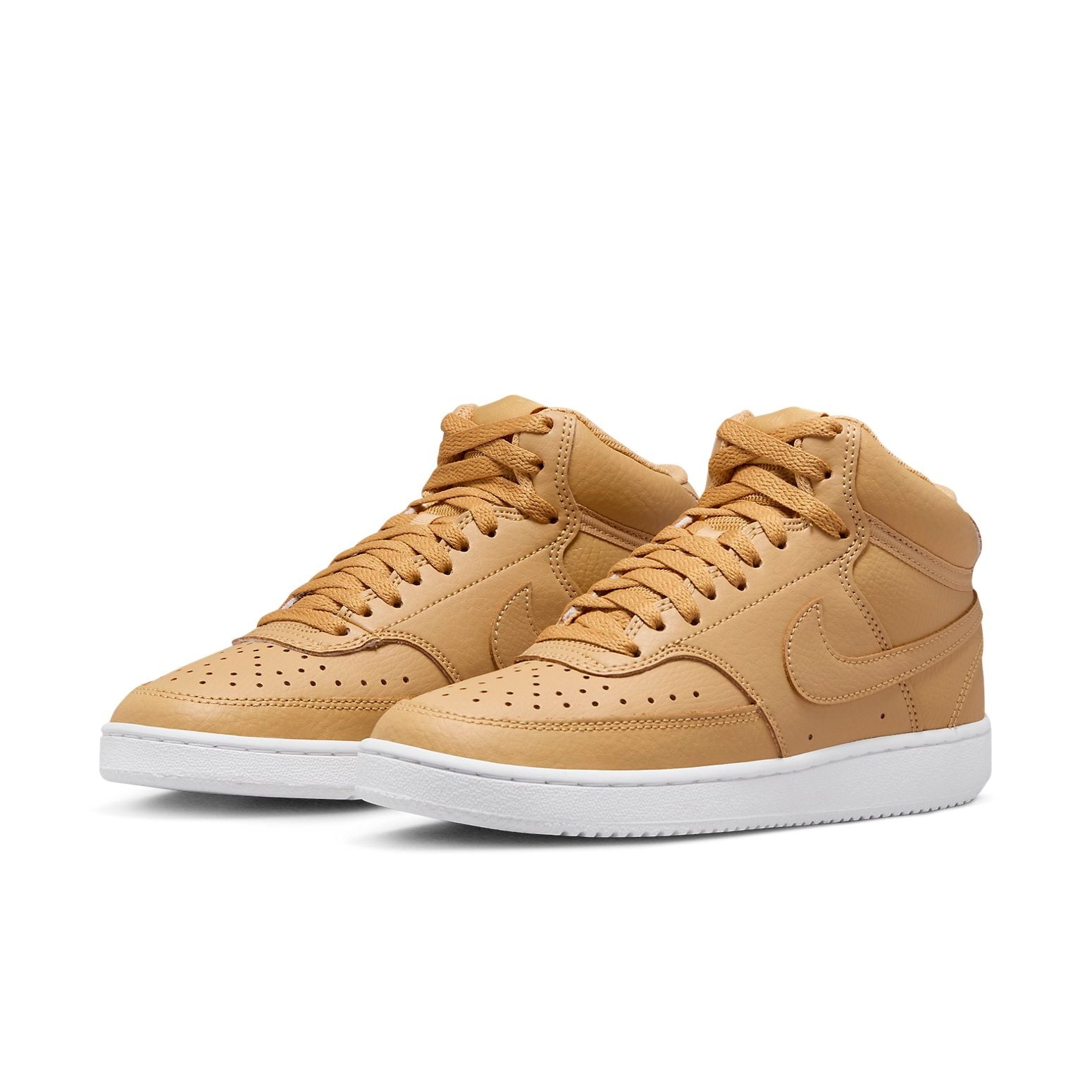 (WMNS) Nike Court Vision Mid Wheat CD5436-700 - 3