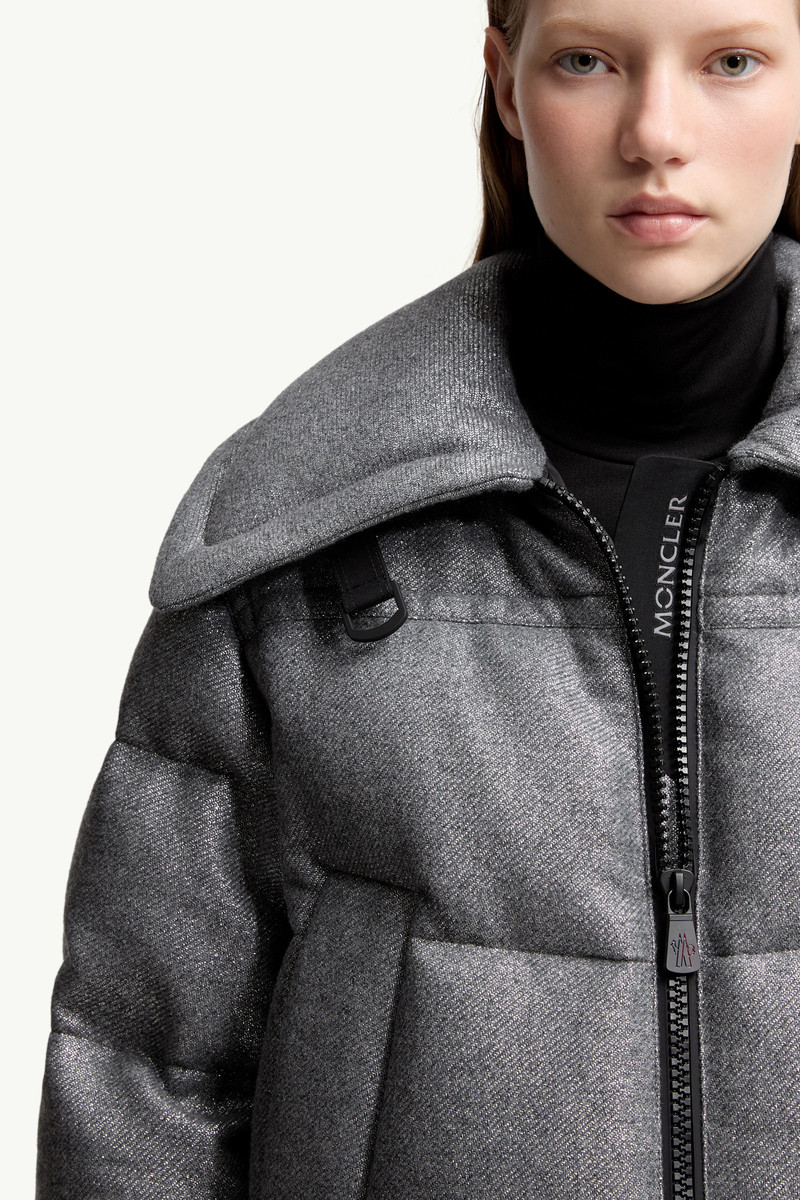 Sandane Metallic Wool Blend Short Down Jacket 7