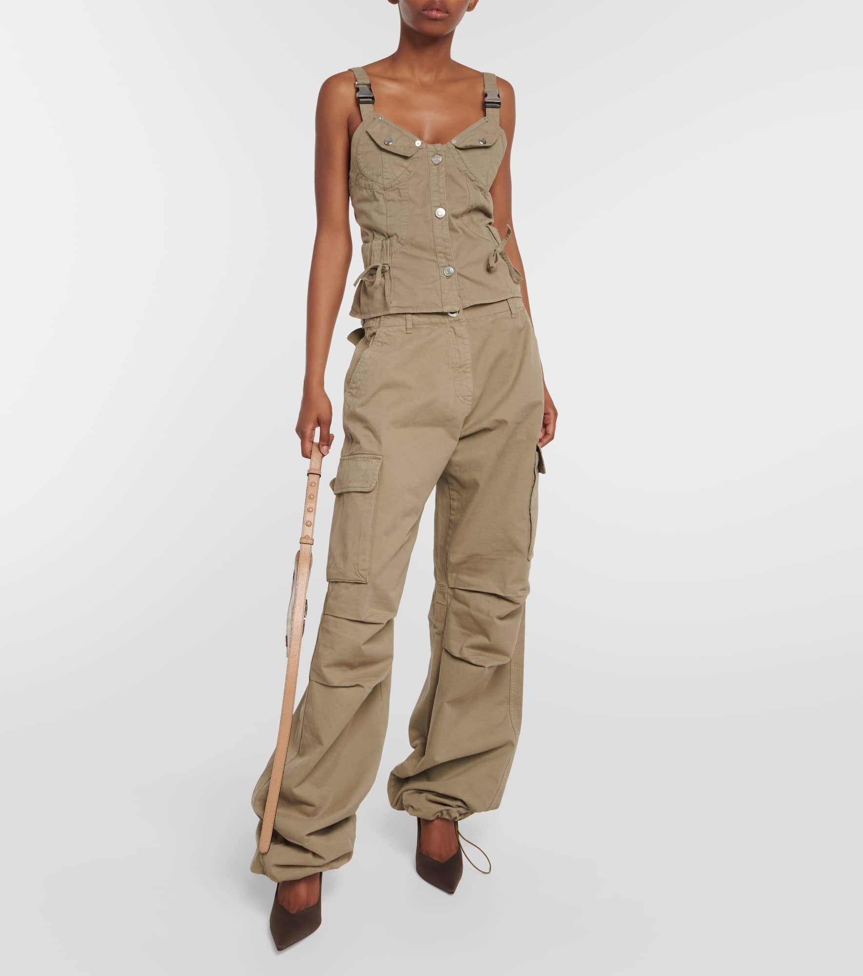 Utility bustier cotton top - 2
