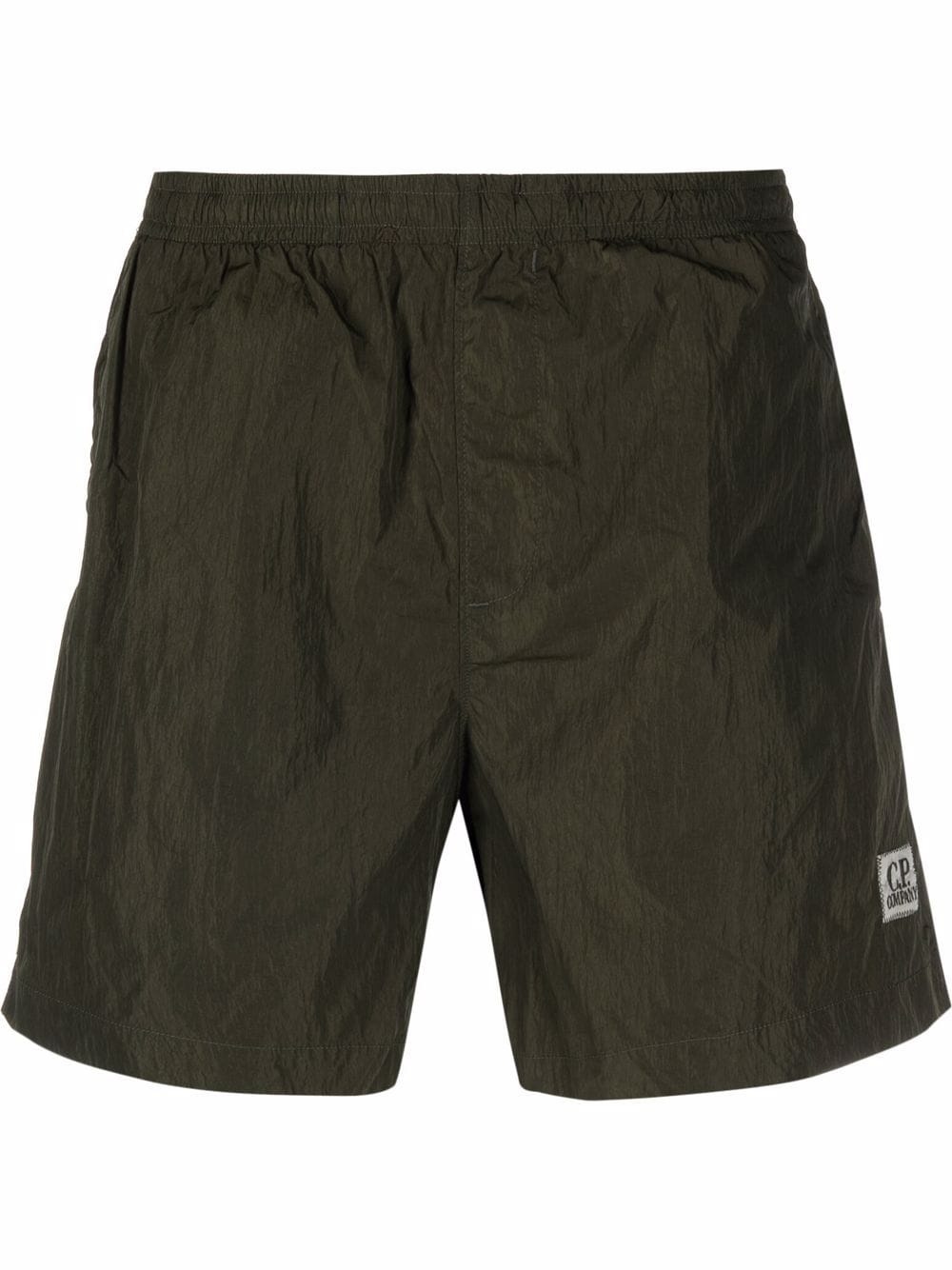 logo-patch detail swim shorts - 1