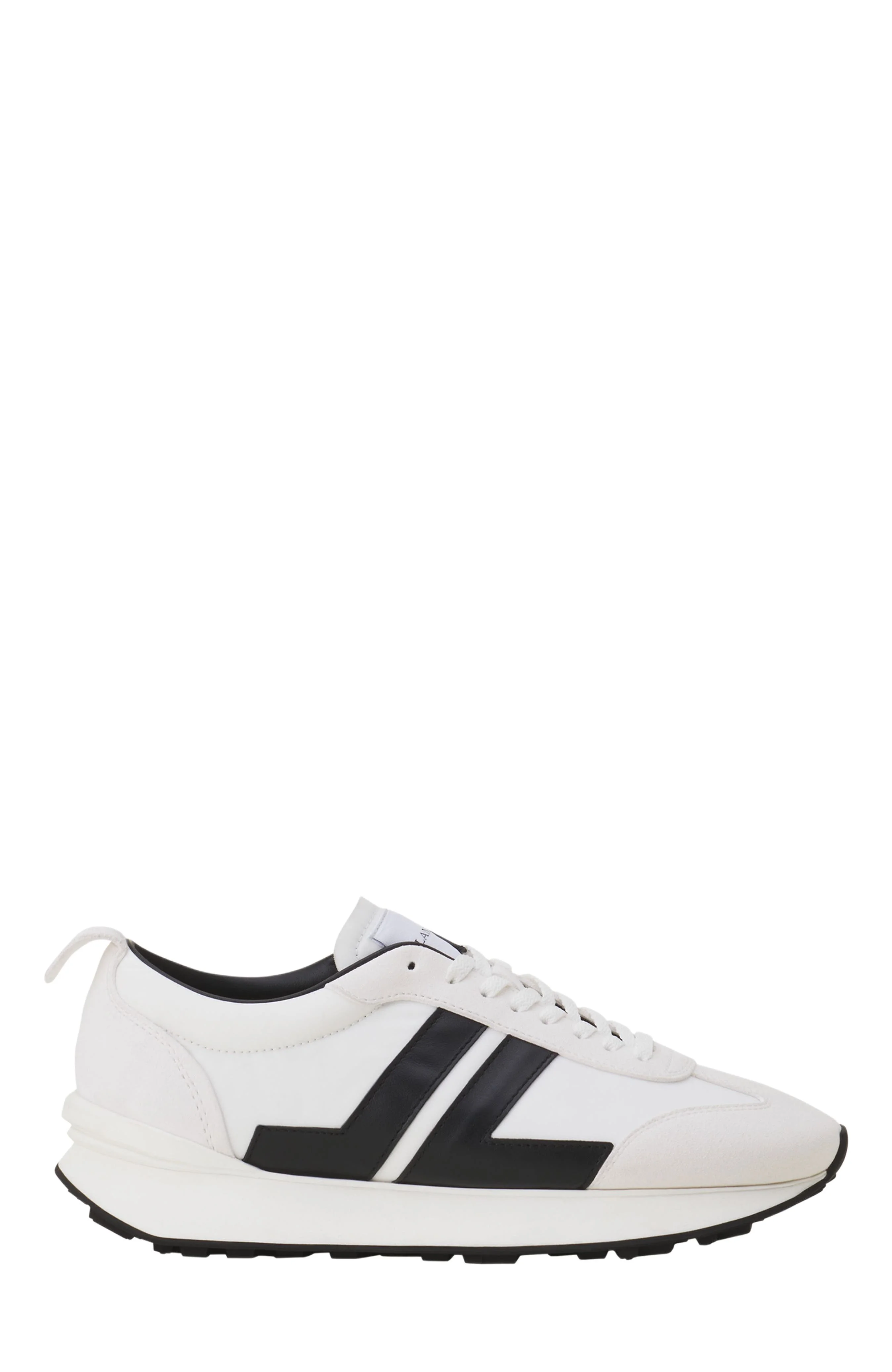 Lanvin Bumpr Nylon Sneakers in Blanc/noir at Nordstrom - 1