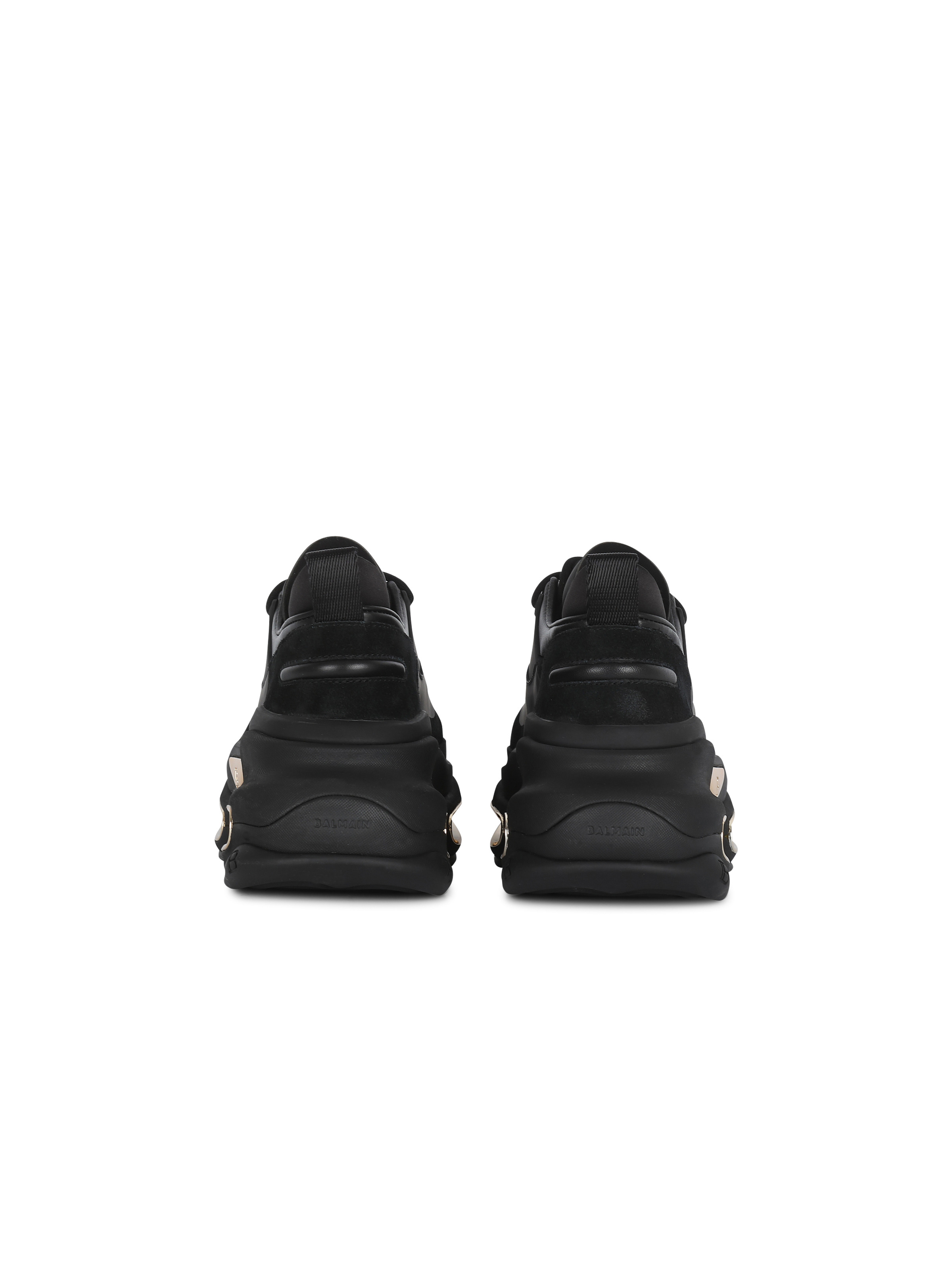 B-Bold low-top trainers in neoprene and suede - 5