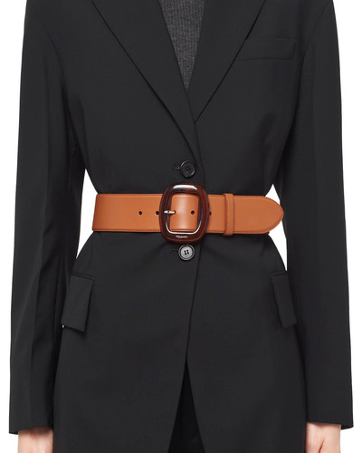 Prada Leather and Plexiglas belt outlook