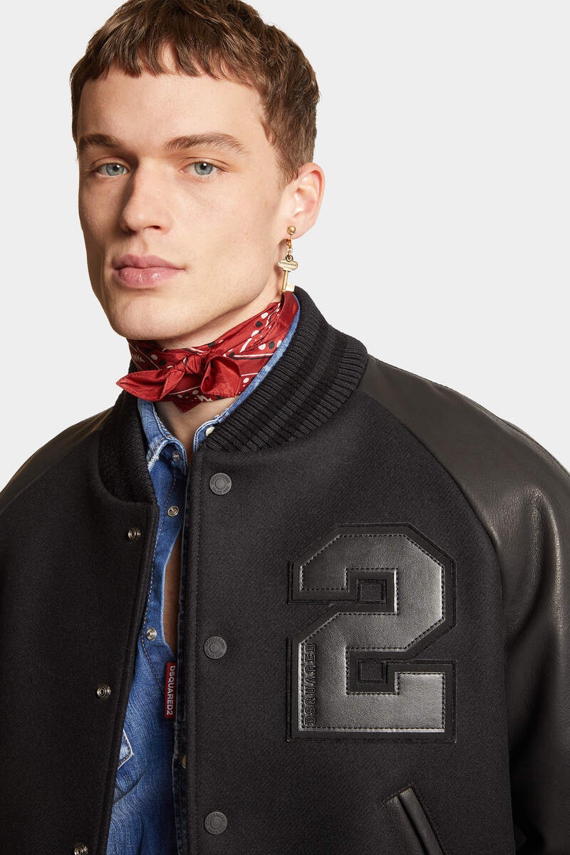 COLLEGE BOMBER JACKET - 5