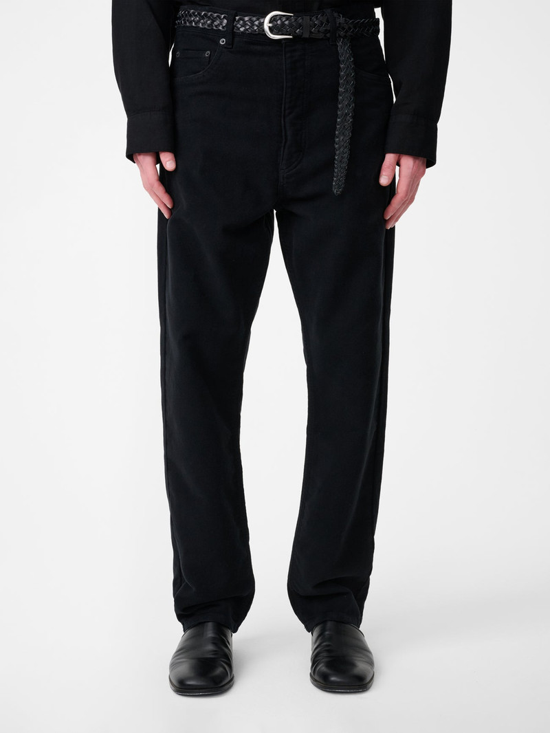 Riso Moleskin Straight Leg Pant Black 7