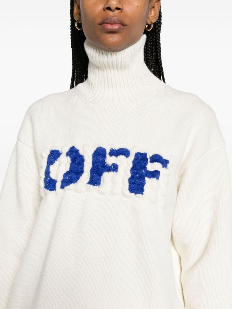 Boiled Logo-appliquÃ© wool jumper 5