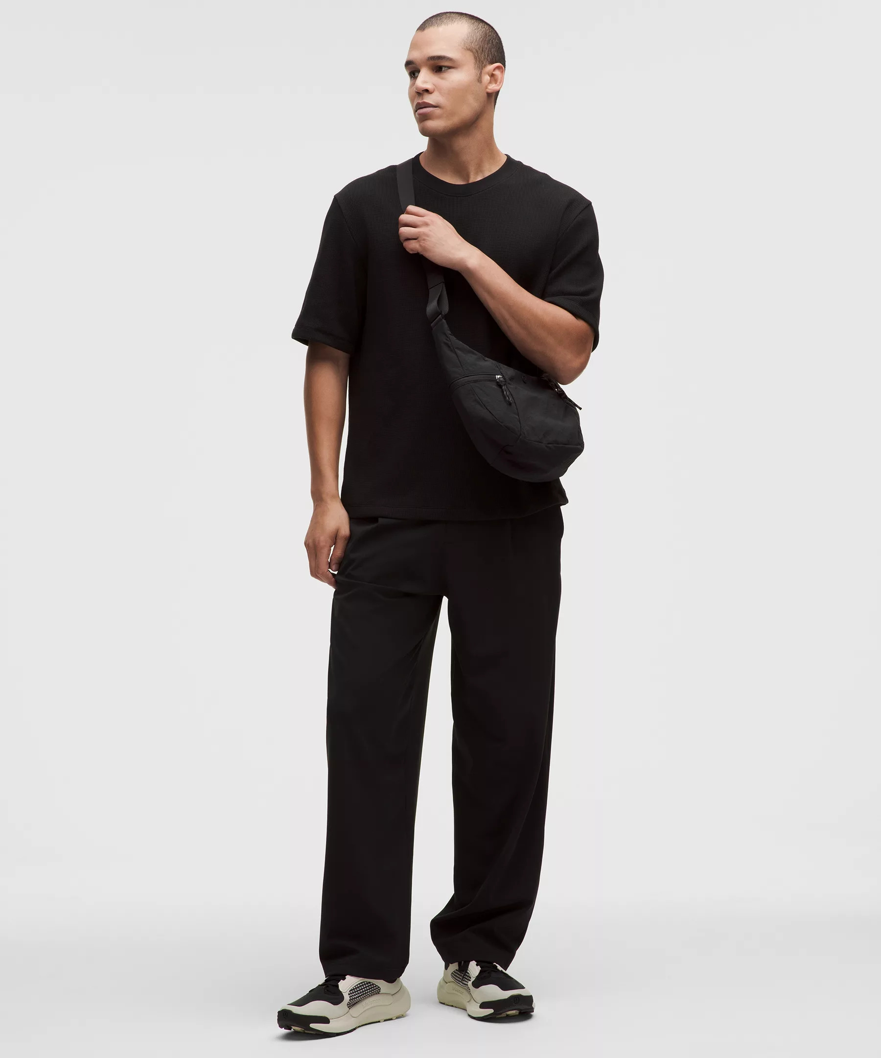 Cotton-Blend Waffle Knit Short-Sleeve Shirt - 2