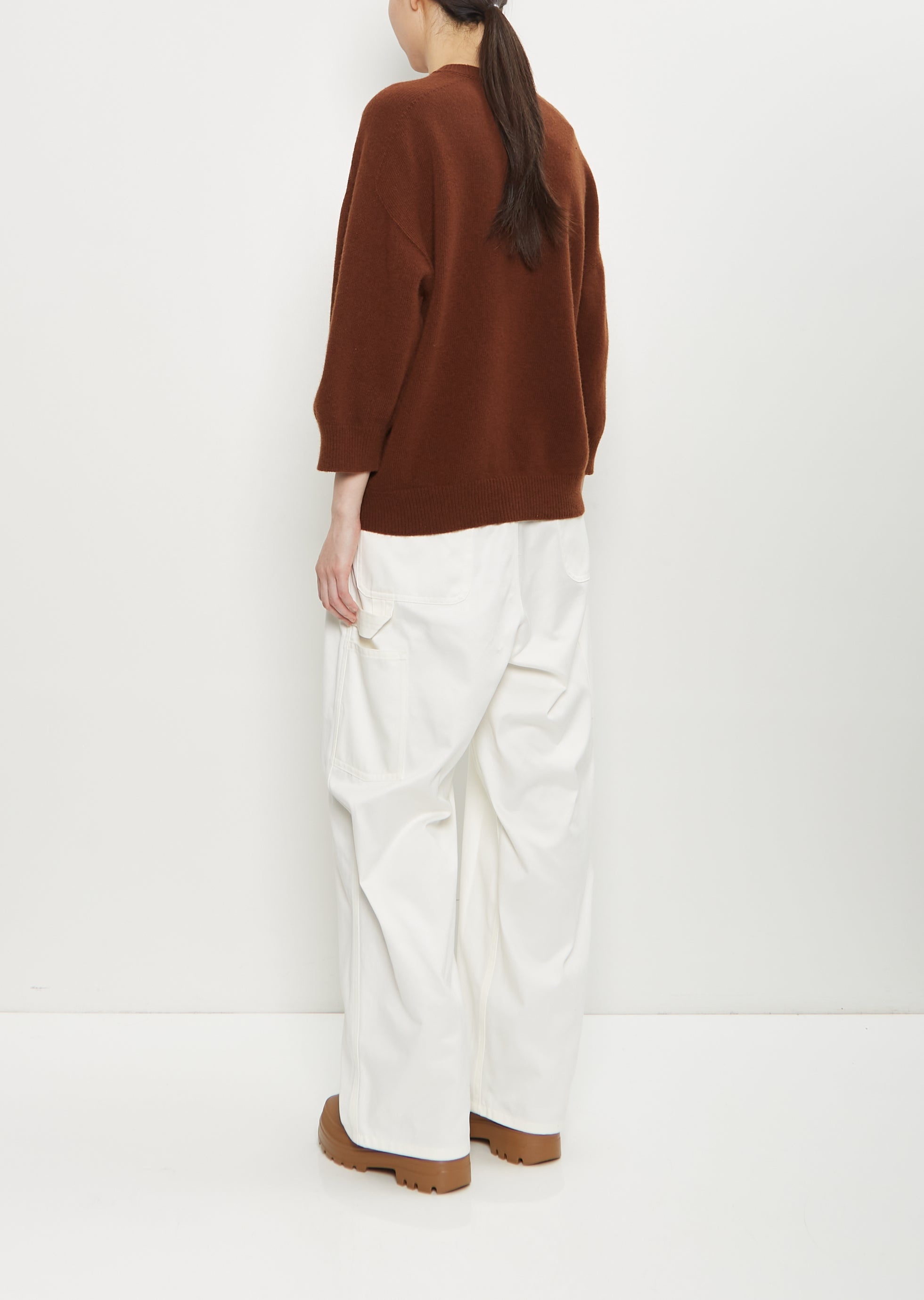 Mouse Wool Crewneck — Chestnut - 3