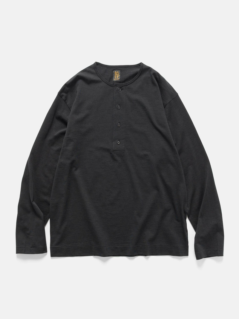 Slub Mix Sleeping Long Sleeve T 1