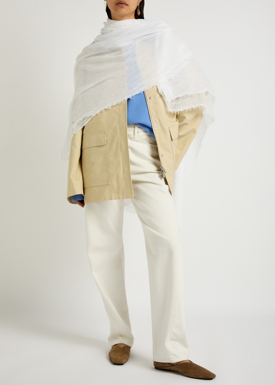 Toteme Crinkled Cotton Scarf - 3
