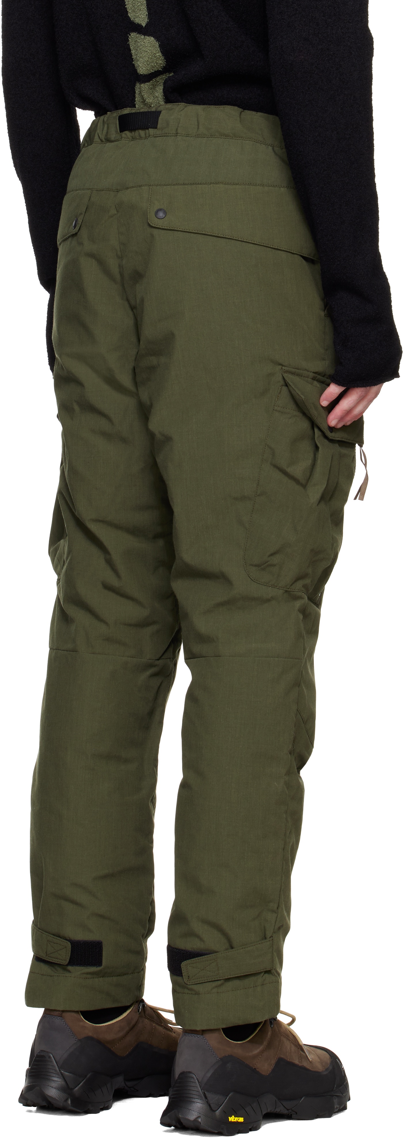NANGA Khaki Hinoc Down Pants | REVERSIBLE