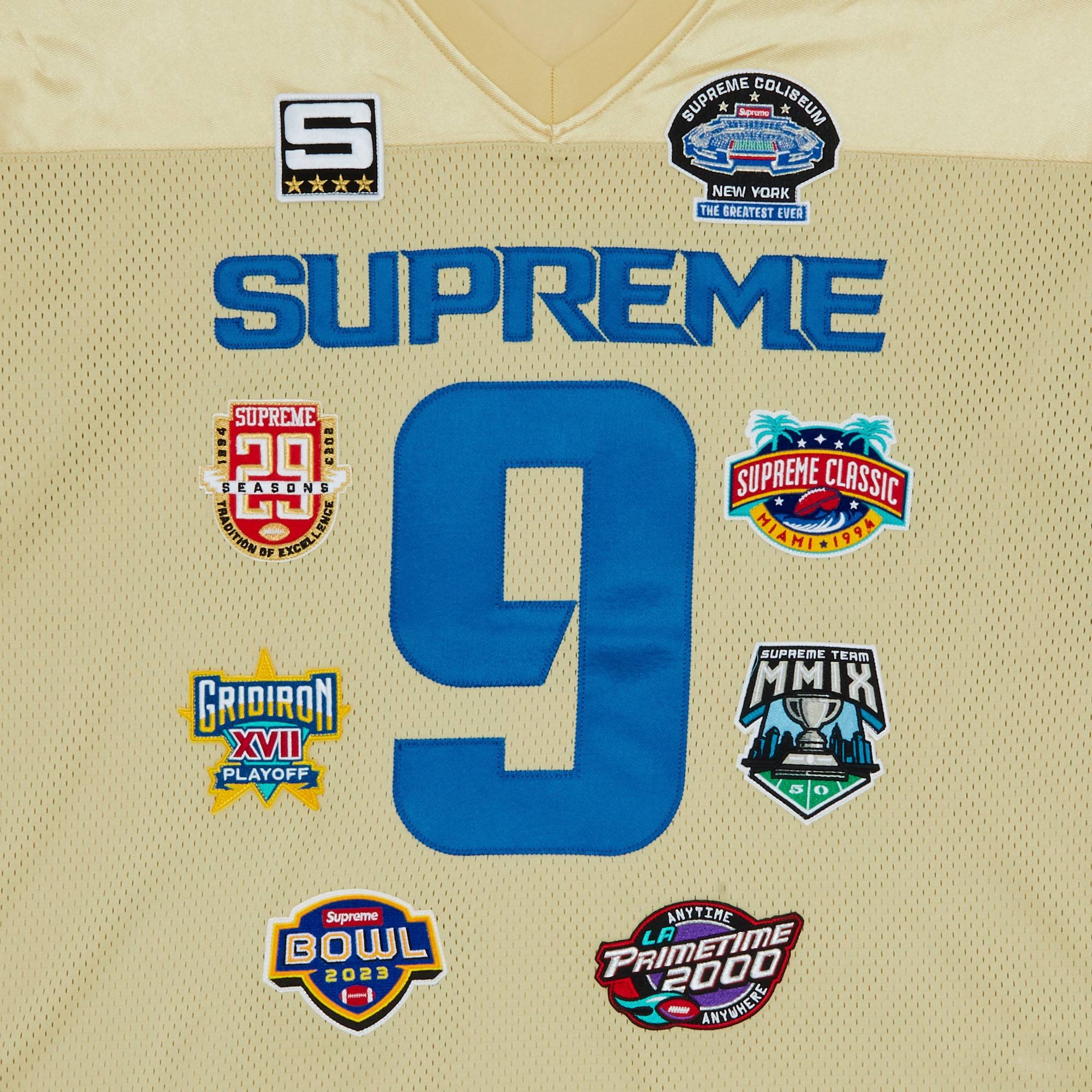 Supreme Supreme Championships Embroidered Football Jersey