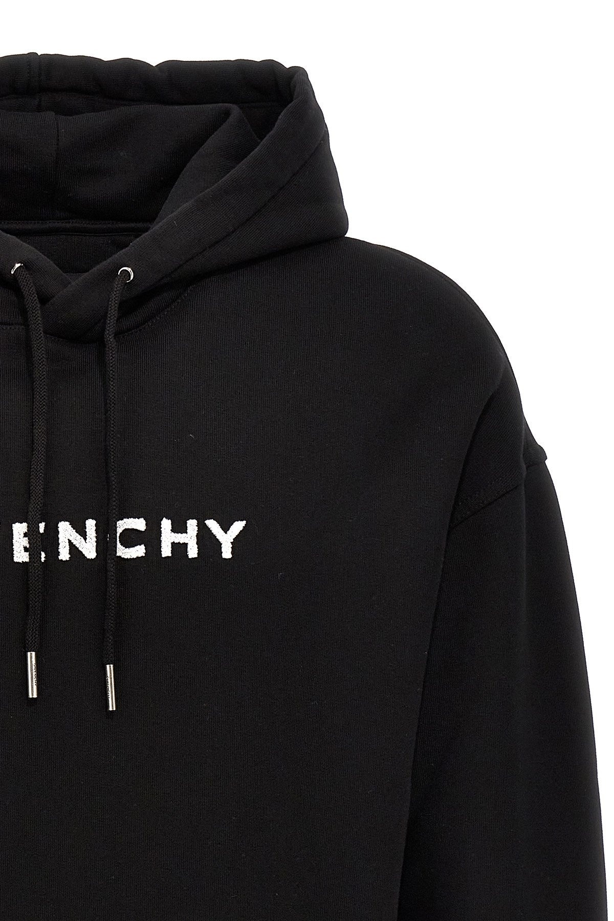 Givenchy Women Flocked Logo Hoodie - 3