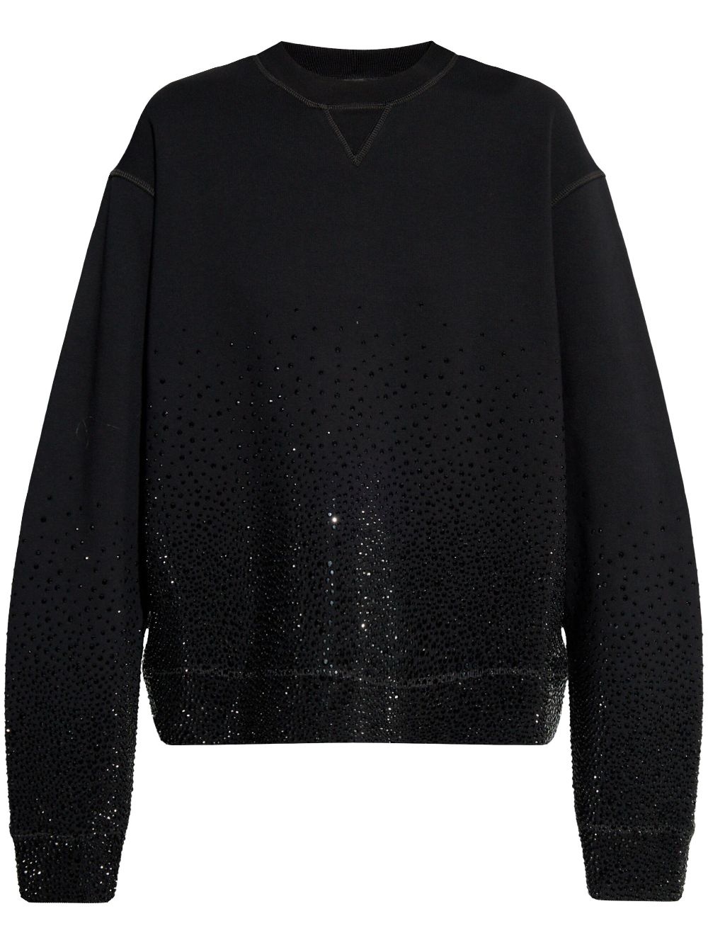 rhinestone-embellished sweatshirt - 1