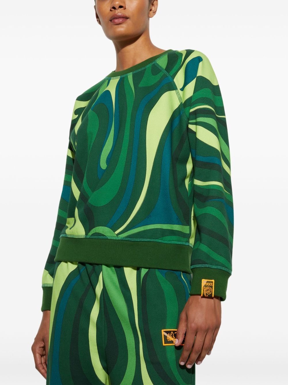 Marmo-print sweatshirt - 5