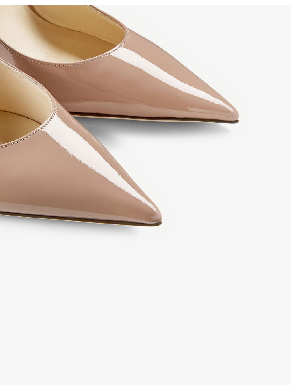 Bing 100 crystal-embellished patent-leather heeled mules - 5