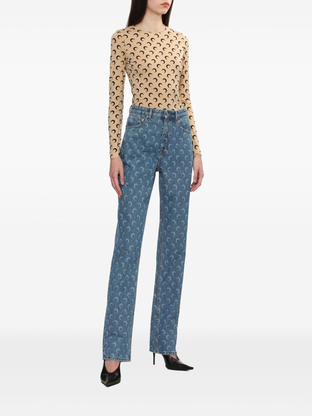 straight-leg trousers - 2