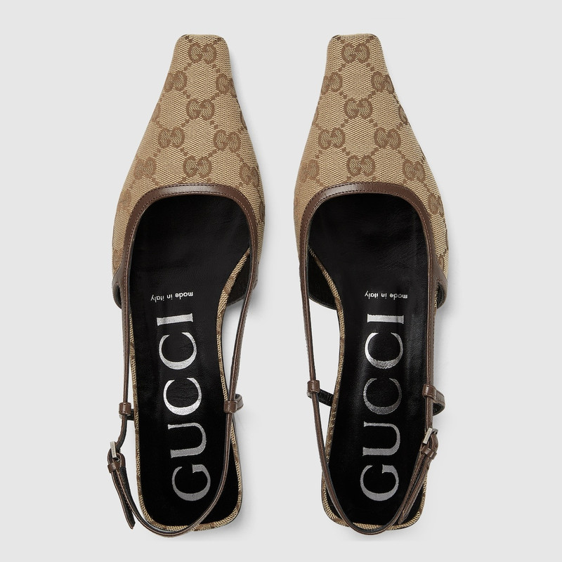 GUCCI Women's GG slingback ballet flat outlook