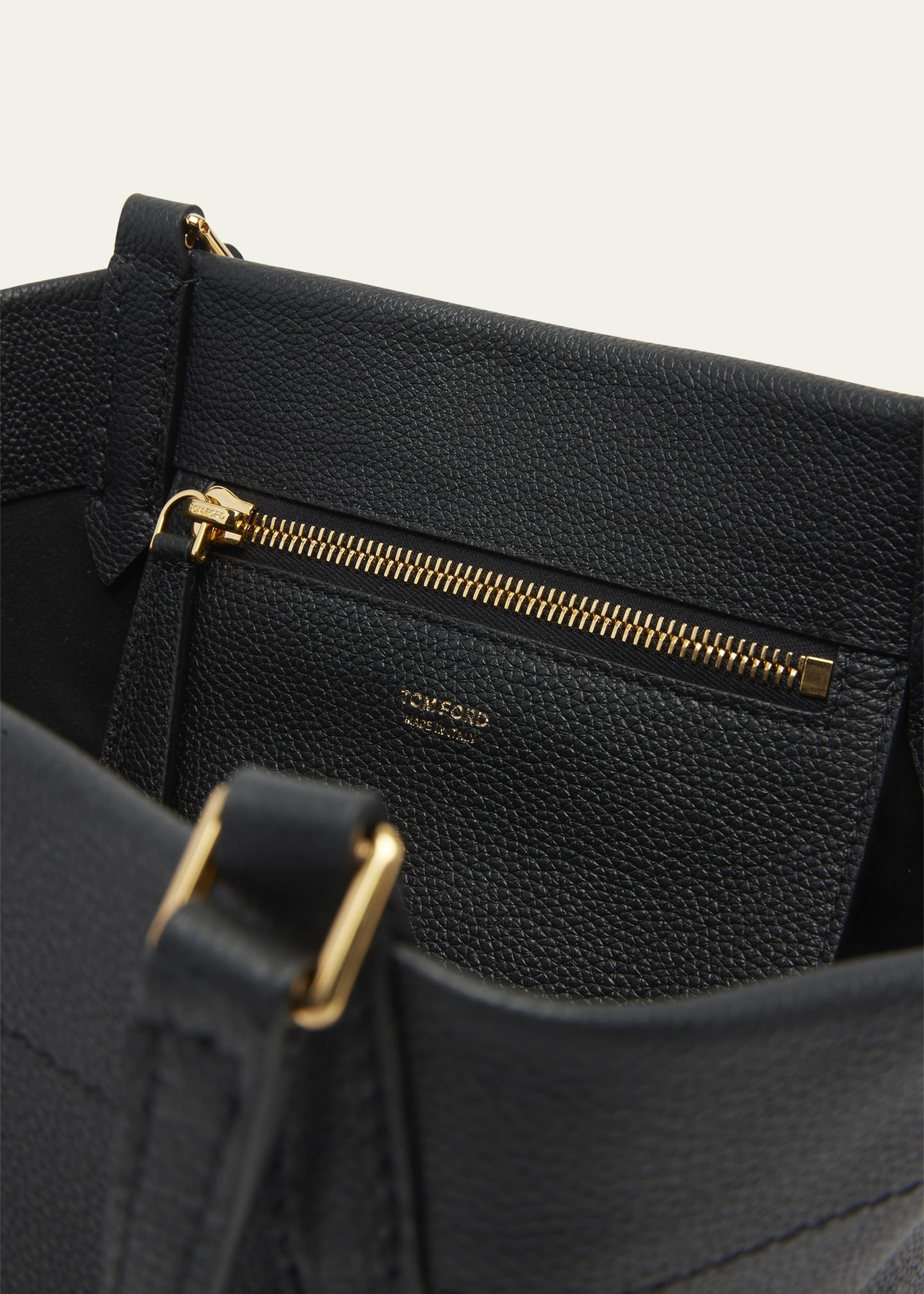 Tara Small Grain Leather Tote Bag - 4