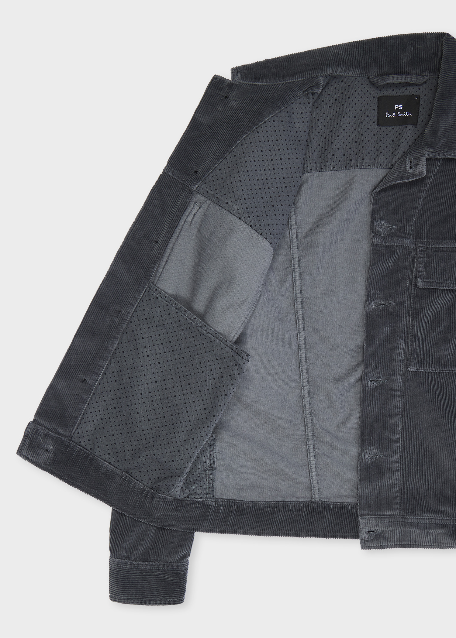 Grey Pleated Corduroy Co-ord - 4