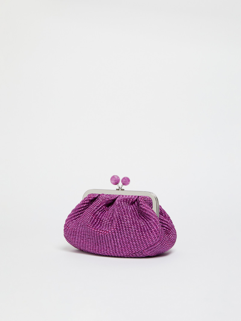 WEEKEND Max Mara PALMAS Small raffia-effect Pasticcino Bag outlook