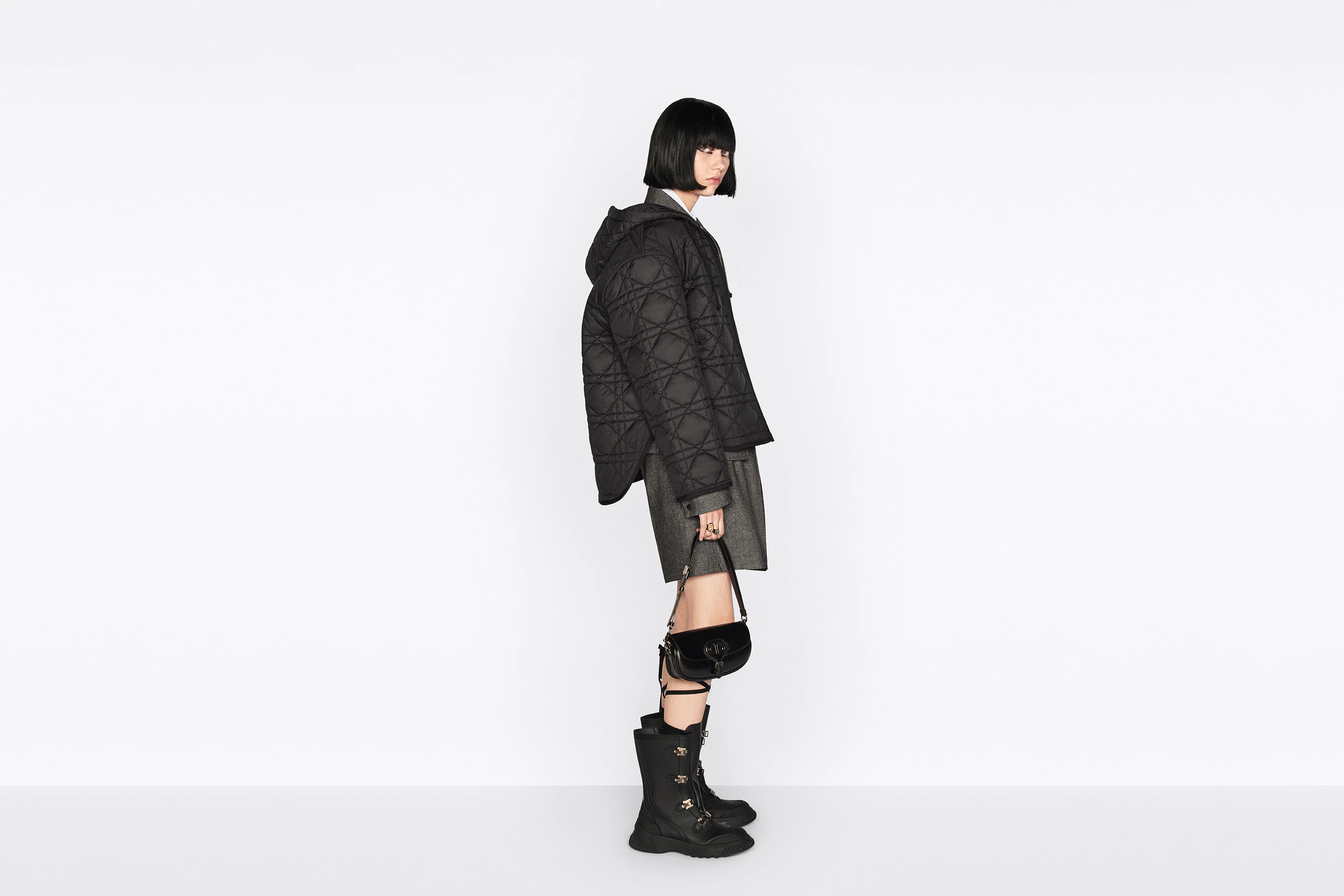 Macrocannage Hooded Peacoat - 5