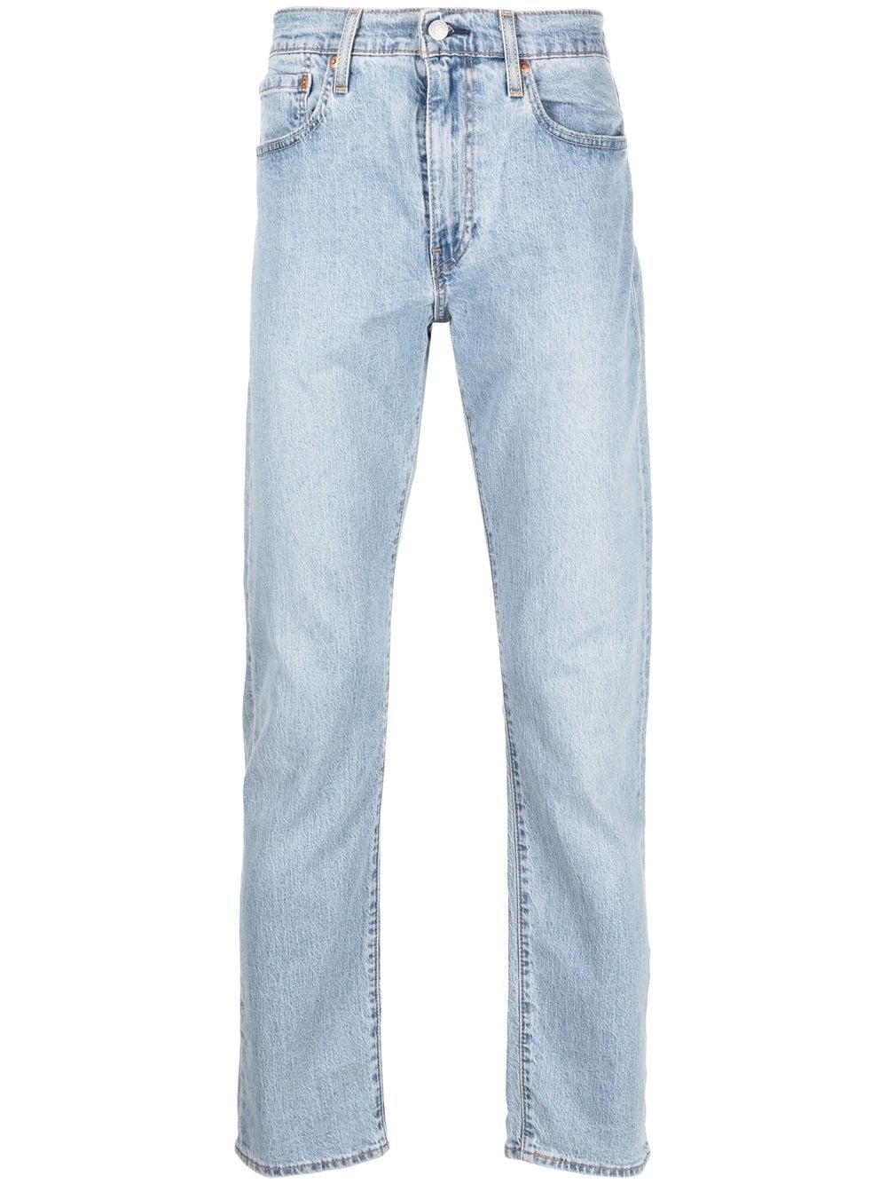 mid-rise straight-leg jeans - 1