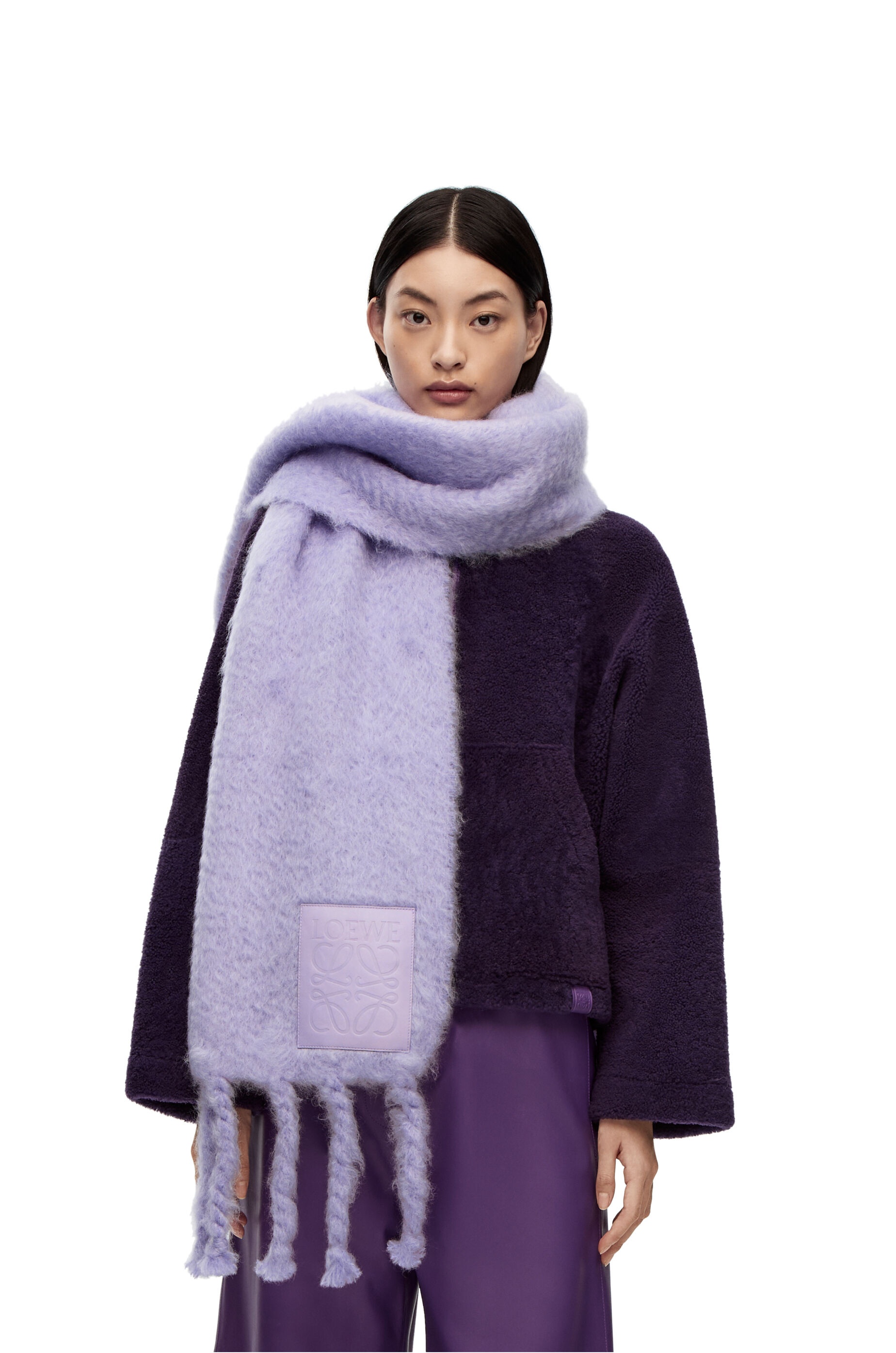 Scarf in wool and mohair - 2