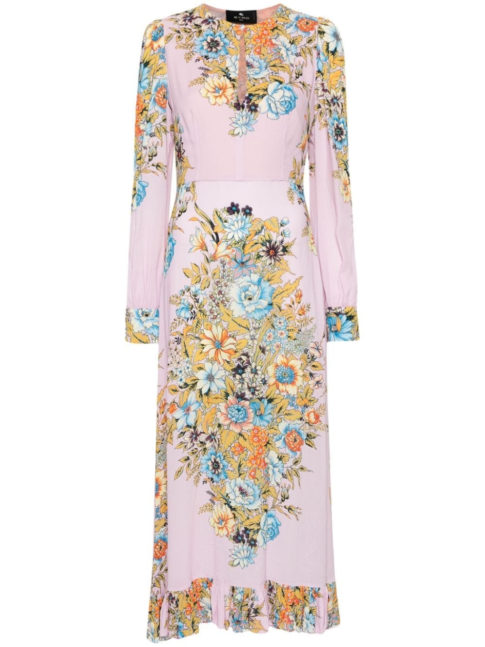floral-print maxi dress - 1